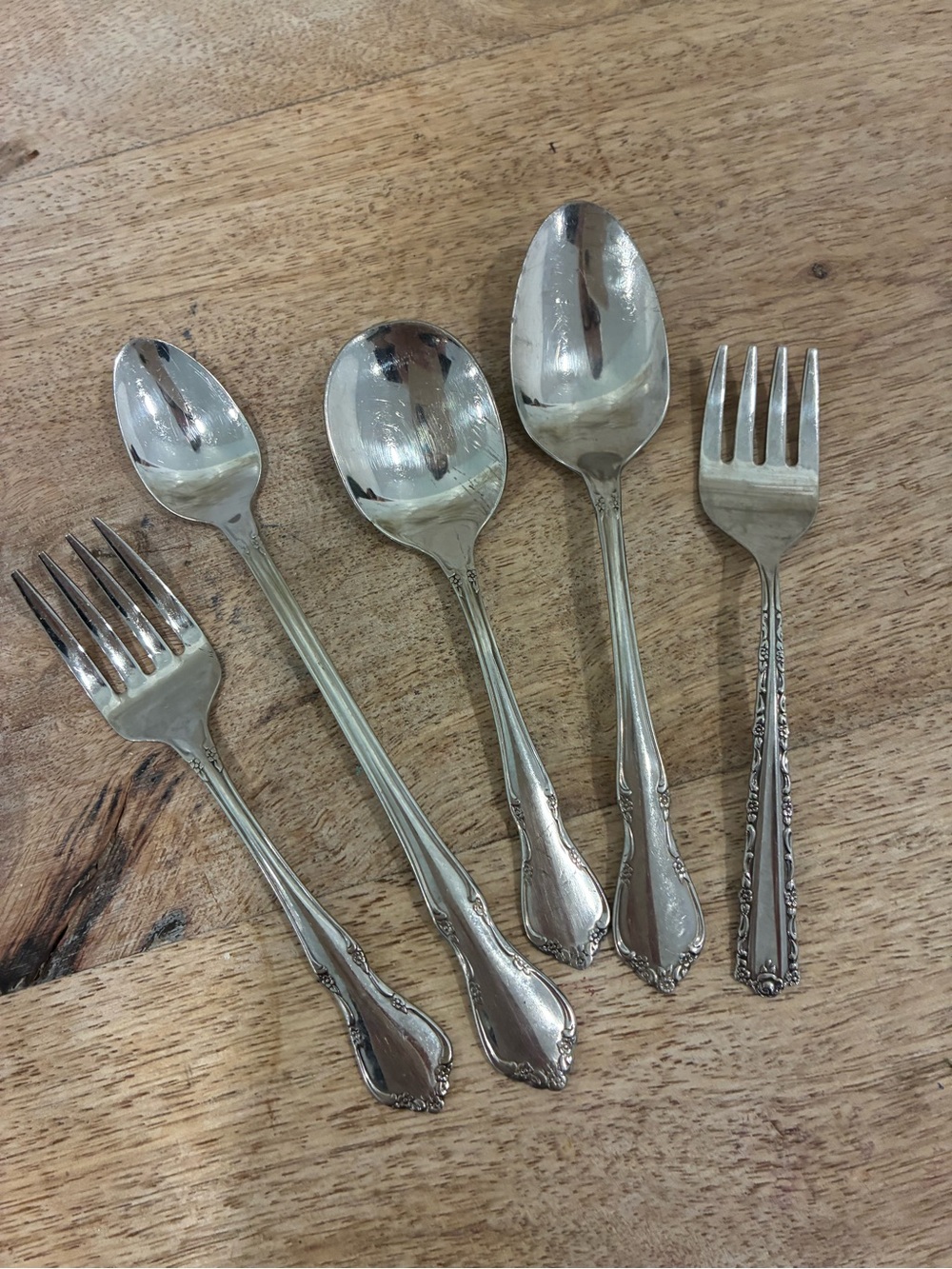Vintage Oneida Stainless Forks and Spoons